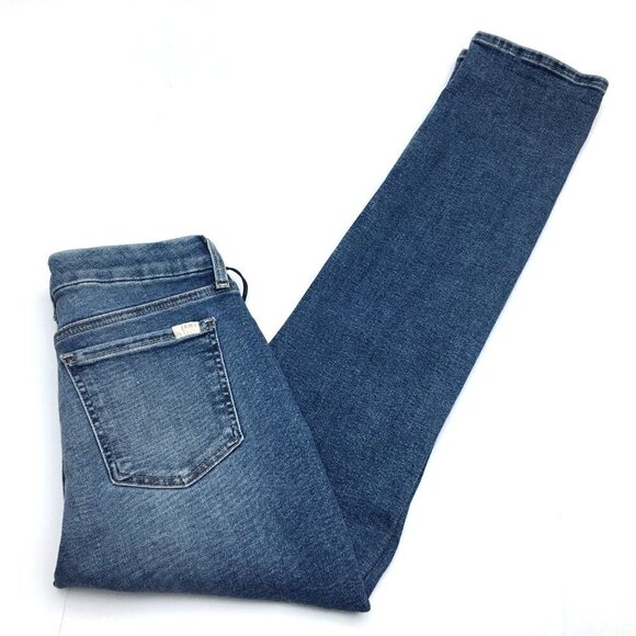 NEW Jen7 by 7 For All Mankind Jeans Straight Leg Distressed Enhance Me size 2 - Picture 9 of 9